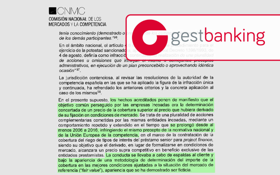 Según la CNMC la gran banca engañó a cientos de empresas durante 10 años.